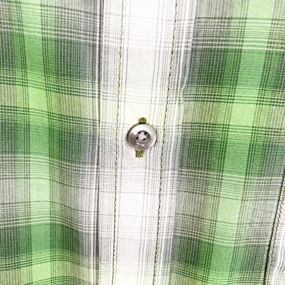 Prana Plaid Short Sleeve Button Down Shirt - Picture 12 of 12